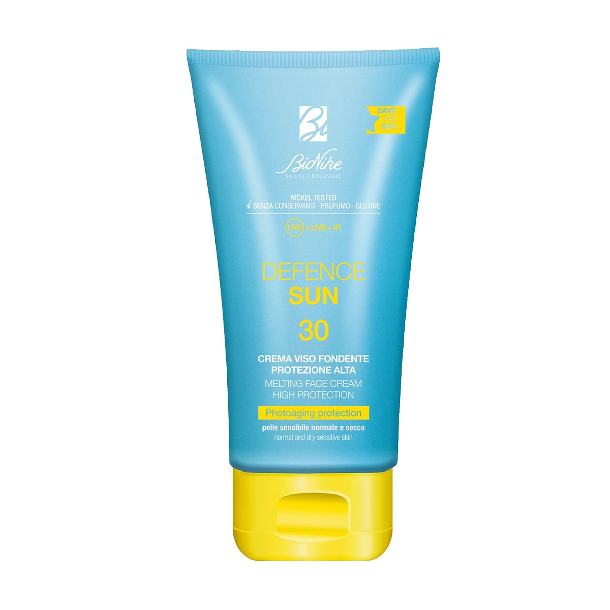 Уцінка! Сонцезахисний крем для обличчя BioNike Defence Sun Melting Cream High Protection, SPF 30, для нормальної, сухої та чутливої шкіри, 50 мл